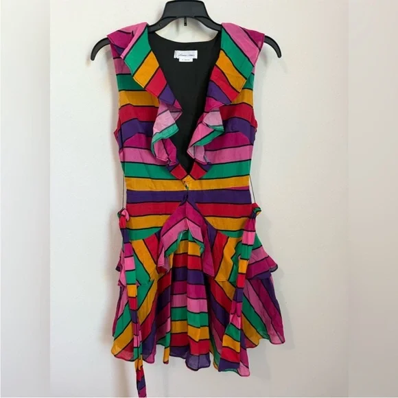 Lovers + Friends Multicolor Chevron Mini Dress - Picture 4 of 11